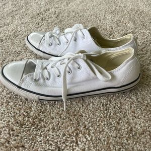 White Converse Size 8